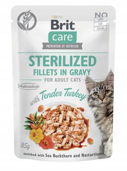 Mokra karma dla kota Brit Sterilized Tender Turkey 85g
