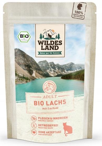 Mokra karma dla kota Wildes Land łosoś 85g