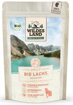 Mokra karma dla kota Wildes Land łosoś 85g