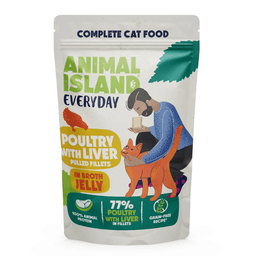 Animal Island Everyday &#8211; 4-pak 2x drób z wątróbką, 2x cielęcina