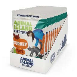 Animal Island Everyday Szarpane fileciki z indyka w rosole Saszetka 85 g