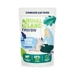 Animal Island Everyday Szarpane fileciki z białej ryby w rosole Saszetka 85 g