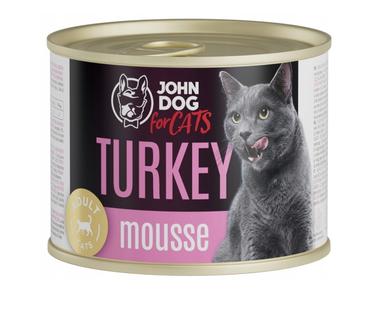 John Dog for Cats indyk mus 200g