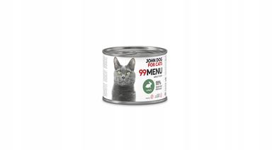 John Dog for Cats Karma mokra 99 MENU dla kota królik 200 g