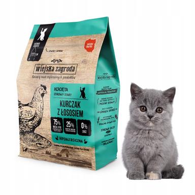 Wiejska Zagroda karma sucha łosoś 0,4 kg