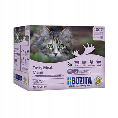 BOZITA MIĘSNE KAWAŁKI W SOSIE dla kota 12x85g
