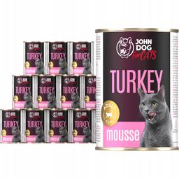 John Dog for Cats karma indyk mus 400g