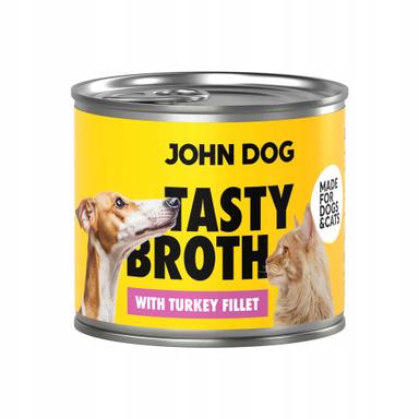 John Dog Tasty Broth zupa dla kota i psa z indykiem 140g