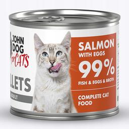 John Dog For Cats Fillets Łosoś z Jajkami 140g