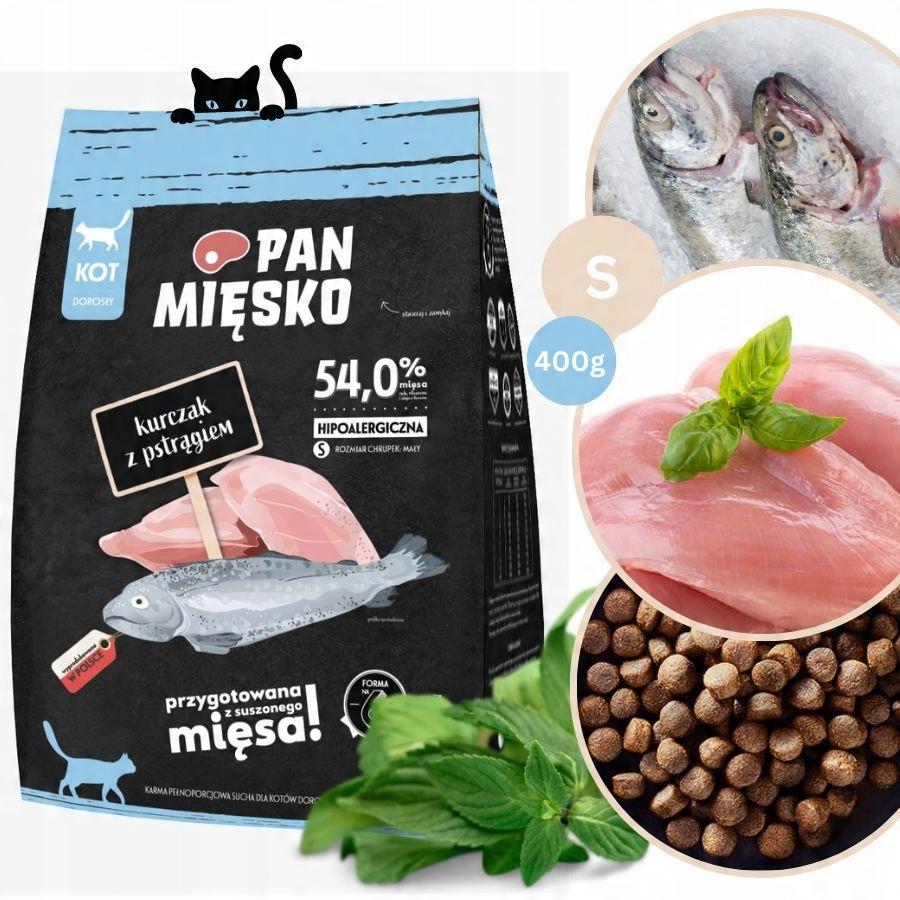 Pan Mięsko dla Kota Kurczak z Pstrągiem S 400g