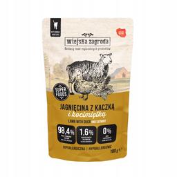 Wiejska Zagroda Karma mokra dla kota Jagnięcina z kaczką i kocimiętką 100g