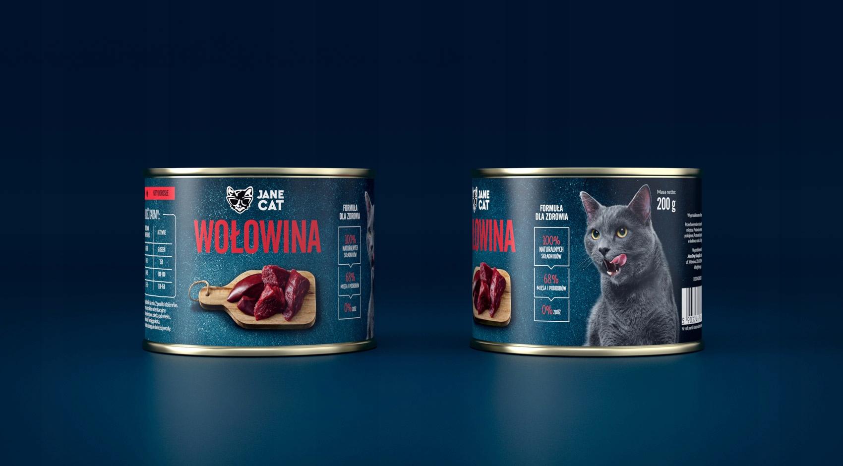 Jane Cat karma mokra wołowina 200g