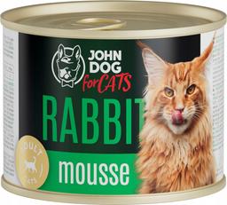 John Dog for Cats karma mokra mus królik 200 g