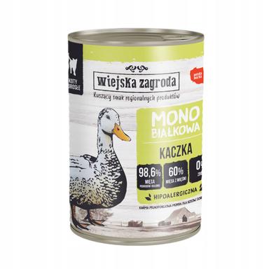 WIEJSKA ZAGRODA KOT MONOBIAŁKOWA KACZKA 400G
