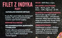 Smakołyk naturalne Jane Cat 100 g suszony indyk dla kota