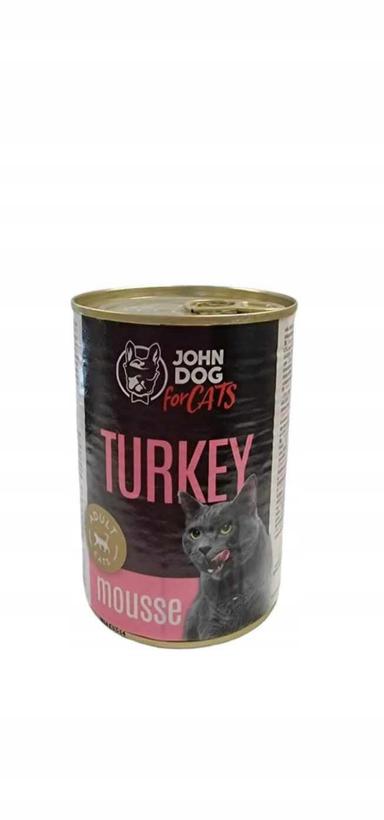 John Dog for Cats karma indyk mus 400g