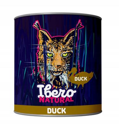 Ibero Natural Duck 100 % mięsna karma dla kotów 200g z kaczką