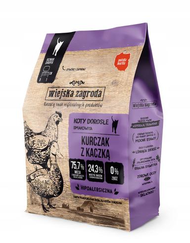 Wiejska Zagroda Kurczak z Kaczką 400g karma kota