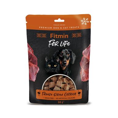 Fitmin For Life Dog&amp;Cat Freeze Dried Ostrich with Chicken / ze Strusiem 30g