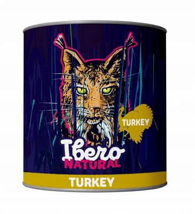 IBERO Natural mokra karma dla kota INDYK 200g puszka