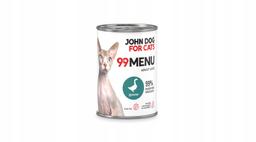 John Dog for Cats 99menu karma mokra gęś 400g