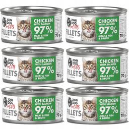 John Dog For Cats Filet Kurczak Łosoś Dla Kociąt 70g