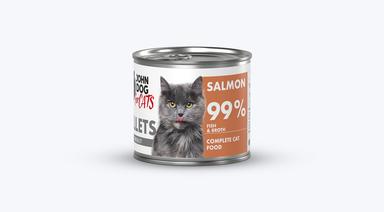 JOHN DOG FOR CATS FILETY ŁOSOŚ 140g