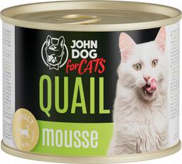 John Dog for Cats karma przepiórka mus 200 g