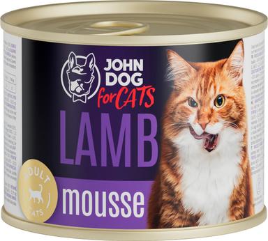 John Dog for Cats karma jagnięcina mus 200 g