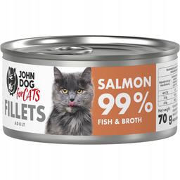 JOHN DOG FOR CATS FILETY ŁOSOŚ 70g