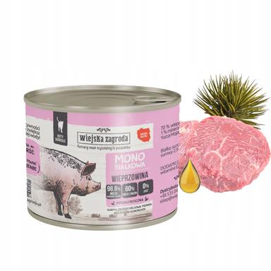 WIEJSKA ZAGRODA MONO Karma kot Wieprzowina 200g