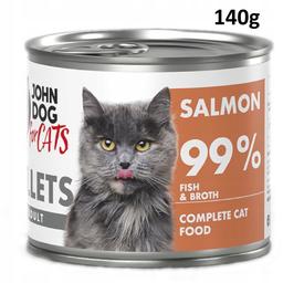 JOHN DOG FOR CATS FILETY ŁOSOŚ 140g
