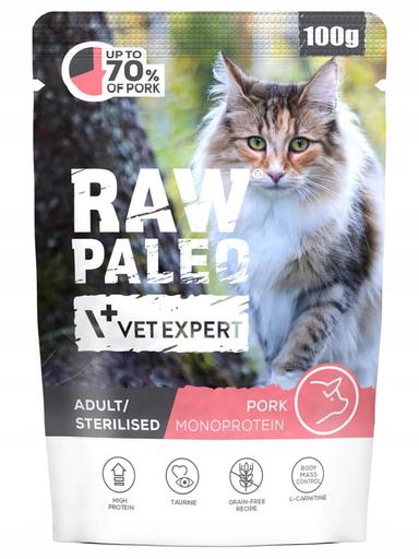 RAW PALEO ADULT/STERILISED CAT PORK 100g NADWAGA/STERYLIZACJA – wieprzowina RAW PALEO ADULT/STERILISED CAT PORK 100g NADWAGA/STERYLIZACJA – wieprzowina
