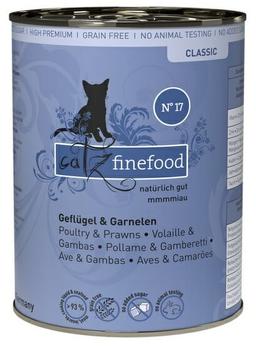 Catz Finefood Classic N.17 Drób i Krewetki puszka 400g Catz Finefood Classic N.17 Drób i Krewetki puszka 400g