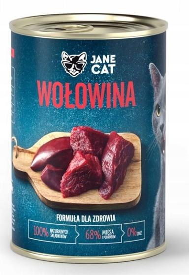 Mokra karma kot Wołowina 400 g Jane Cat Mokra karma kot Wołowina 400 g Jane Cat