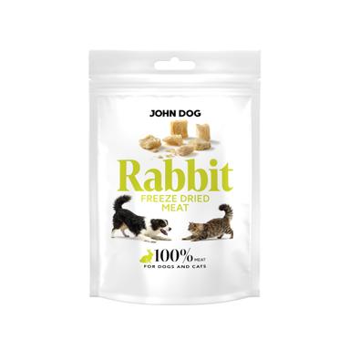 Liofilizowany przysmak dla psa i kota Królik 30 g John Dog Freeze Dried Liofilizowany przysmak dla psa i kota Królik 30 g John Dog Freeze Dried